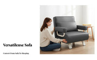 DoubleUse Design Pull-pull-convertible Sofa Bed Space-Saving transconfigurationable Couch Foldable Household Furniture Multi-Functional for Apartment Dwellers, Guest Hosts, Students, Living Room, Small areas, Office
