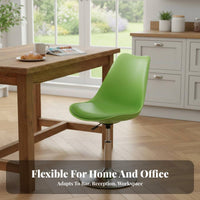 rotating Function Adjustable Lowrear Round Stool Comfortable padding Hydraulic height-adjustable Seat Ergonomic posterior supportrest Counter Chair Sturdy Base for Receptionists, Office Workers, Reception Area, Home, Salon, Bedroom