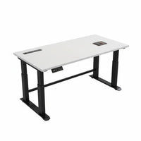 Electric Standing Desk Memory Presets Twin Motor Adjustable Desk Sturdy Construction for Remote Workers, Tall People, Study Room, Bedroom
