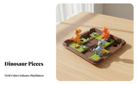 Logical Reasoning Training Dinosaur Reasoning Board Game Educational Dinosaur Sliding Brain-Teaser Parent-Child Interaction for Children