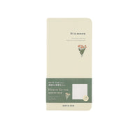 Undated Weekly Planner Notebook Art Theme, Grove Vintage, 94x187mm, Customizable Schedule Notebook