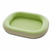 Washable Pet Bed Multi-Season Semi-Enclosed Dog Mat Portable Calming Pet Bed for Small Dogs, Cats, Summer, Indoor