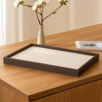 Jewelry Display Tray Rectangular Jewelry Display Tray Low-Profile for Vanity, Dresser, Retail Counter