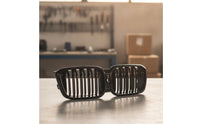 Gloss Black twoBar Kidney Grille ABS Front Kidney Grille Painted Lightweight