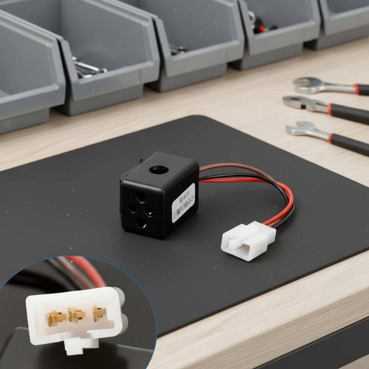 LED flasher controller, adjustable buzzer