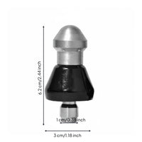 Multi-Jet Design High Pressure Drain Jetter Nozzle Stainless Steel Sewer Jetter Nozzle Clog Remover for Municipal Workers, DIY Enthusiasts