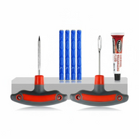 Sturdy Vacuum Tire Plug Kit, Universal Emergency Repair Tools