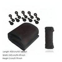 Lightweight Black Mesh Plant Cover with Clips Polyester Mesh Cover Folded Garden Protection Net Foldable for Patio