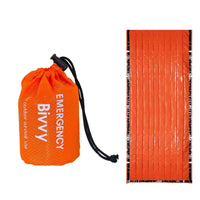 Portable Emergency Bivvy Blanket Compact Thermal Emergency Shelter Windproof Thermal Bivy Bag Ultralight for Mountaineering