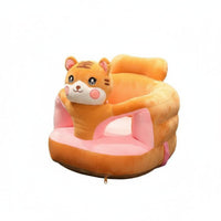 Anti-Fall Design Plush creature Sit-up Trainer Cute Cartoon design Plush creature Learning Chair Upright Seating Support Toddler Sofa Soft and Comfortable for Infants, Toddlers, Expecting Mothers, Playroom, Living Room