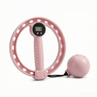 Portable Handheld Fitness Circular Frame with Weighted Ball Lightweight Smart Fitness Circular Frame with Digital Counter Long-Lasting for Office