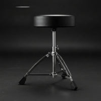 Height Adjustable Drum Throne Padded Drum Seat Non-Slip Heavy-Duty for Drummers, Musicians, Beginners, Home Studio, Practice Room, Stage