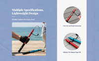 Telescopic Fishing Hook, Colorful Fish Gaff, Aquatic Gear