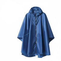 Hooded Rain Poncho Adjustable Hood Waterproof Poncho Jacket Lightweight for Men
