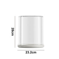 Cylinder Display Case Cylindrical Acrylic Display Box Transparent Storage Box Clear Showcase Transparent for Collectors