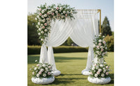 Leak-Resistant Inflatable Water Weight Base Easy to Use Balloon Arch Weight with Fill Opening Portable U-Shaped Water Fillable Base Reusable for Event Decorators, Party Planners, Outdoor Events, Wedding Backdrop