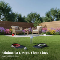 Putting Target Long-Lasting Plastic Portable Putting Hole Adjustable Practice Putting Stick Target Ability Development