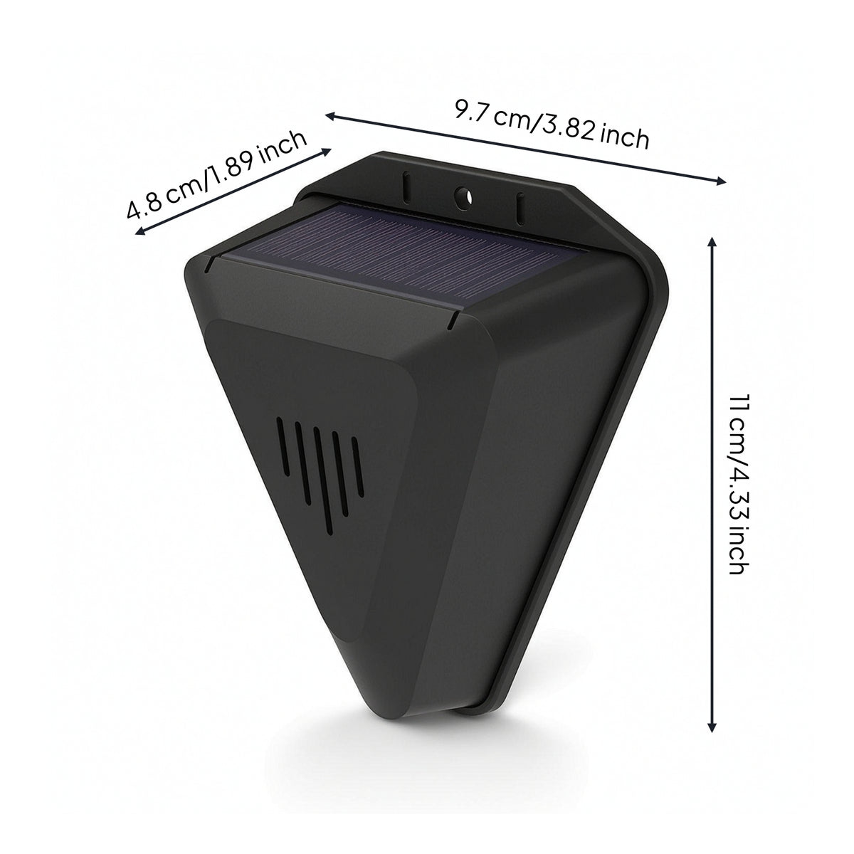 Outdoor Solar Bird Repeller Humane Bird Repeller with Solar Panel Easy Setup Deterrent Low-Maintenance for Fishponds