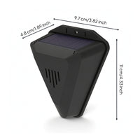 Outdoor Solar Bird Repeller Humane Bird Repeller with Solar Panel Easy Setup Deterrent Low-Maintenance for Fishponds
