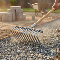 Steel Rake Head Tubular Socket Curved Tine Rake Head Reinforced Construction