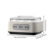 Adjustable Time and Temperature Control Yogurt Maker Multifunction Automatic Yogurt Maker English Panel Kitchen Appliance European Plug