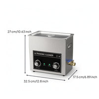 6.5L High-Frequency Cleaner with Vinyl Rack 300W Vinyl Vinyl Cleaning Machine Adjustable High-Frequency Records Cleaner Powerful for Audiophiles