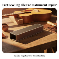 Straight Guitar Fret Leveling Beam Long-Lasting Aluminum Alloy Fret Leveling Beam Lightweight for Luthiers, Guitarists, Fretwork