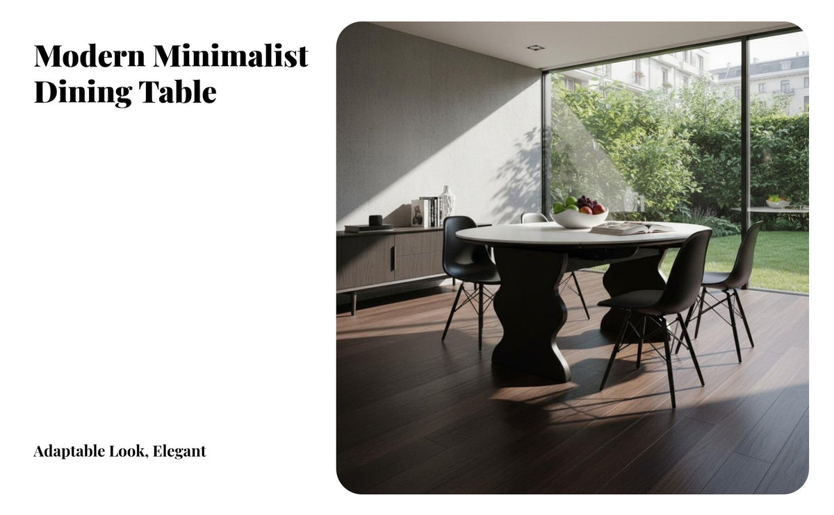 Foldable Design adaptable fold-downflap Table Extendable fold-downflap Dining Table Space-Saving Household Furniture Multifunctional for Small Apartment Residents, Families, Homeowners, Kitchen, Home, Living Room, Entryway