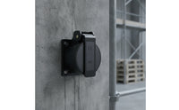 Waterproof Socket with Cover IP44 Universal Socket Outlet with Cover Outdoor Splash-Resistant for Electricians, Garden
