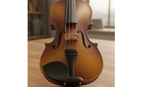 With Case 4/4 Violin Set Solid Wood Acoustic Violin Complete Accessory Pack Full Size Fiddle Kit Glossy Finish for Beginners, Students, Practice, Music Class