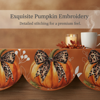 Thanksgiving Pumpkin Linen Placemat Table Runner Heat Insulation Mat