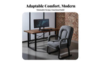 Armless Cross-Legged Computer Chair sturdy Duty Rolling Desk Seat Ergonomic spinerest Seating Furniture for Students, e-sports participants, Meditation Corner, Bedroom