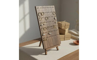 Walnut Earring and Necklace Holder Perfect Gift Suggestion Desktop Jewelry Display Rack Wooden Jewelry Stand Stable