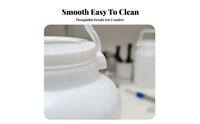 10L Test Sample Container Multipurpose Wide Mouth Reagent Bottle Plastic Fermenting Crock Easy to Clean for Gardeners, Garden