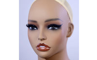 Female Mannequin Head with Shoulders Realistic Wig Display Stand Authentic for Cosmetologists, Retail Stores