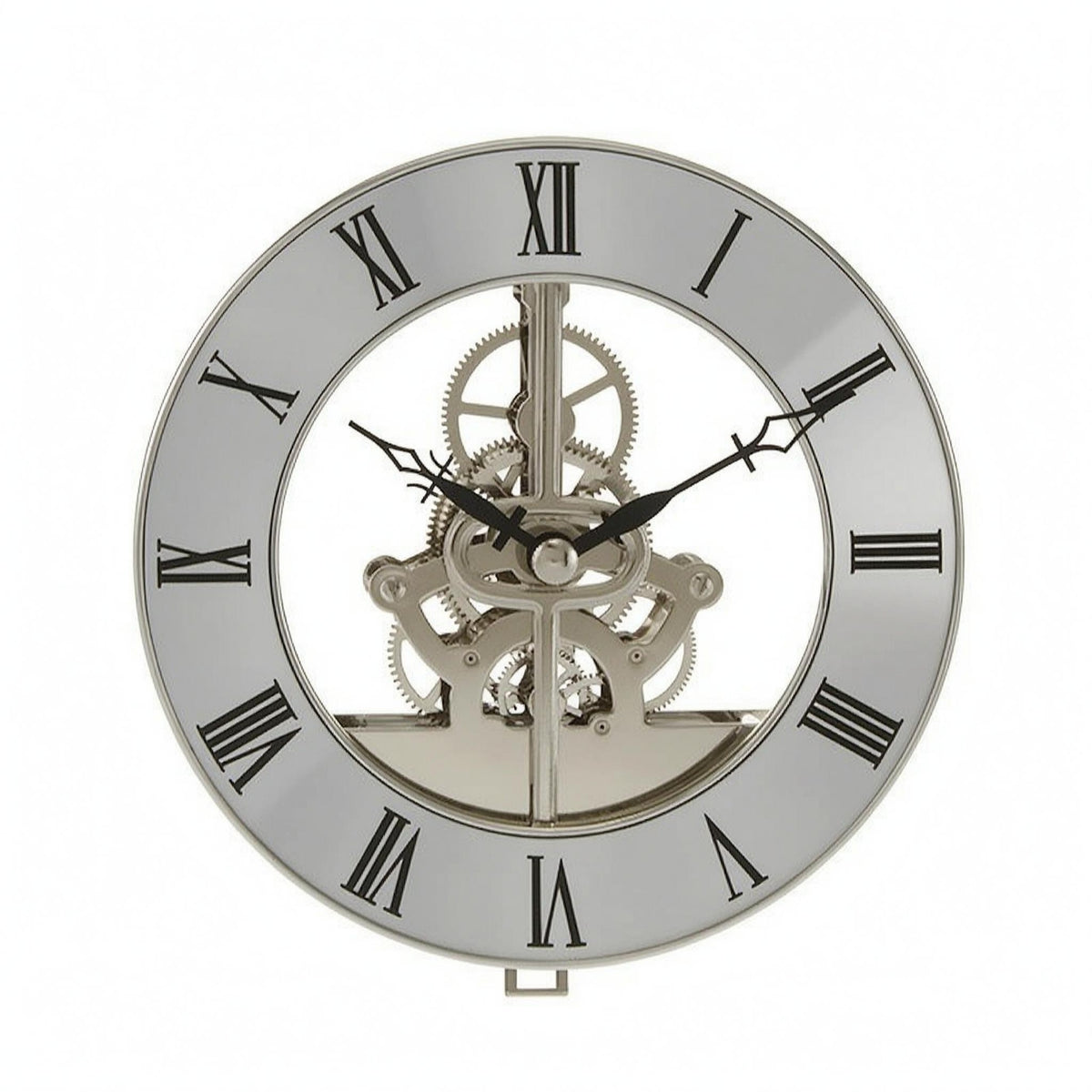 Mechanical Wall Clock Movement Visible Gears Gear Wall Clock Movement Decorative Roman Numeral Dial