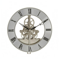 Mechanical Wall Clock Movement Visible Gears Gear Wall Clock Movement Decorative Roman Numeral Dial
