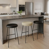 Round Stool Cover Thickened Textile Stretch Stool Slipcover Stretch Chair Seat Cover Dustproof Furniture Accessory