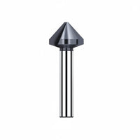 90 Degree Countersink Boring Tool High Tungsten Carbide Chamfering Cutter Burr Final Power Tool Accessory for Machinists, Metalworkers, Factory