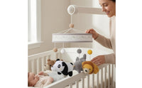 Soft Yarn Crocheted Creature Crib Mobile Neutral and Bright Colors Hanging Soft-Textured Creature Mobile for Babies
