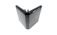 Glossy 4K Disc Case Transparent Smoky Front Hard-Shell Disc Case Black Media Storage Hinged Spine