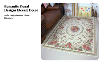Modern Area Rug, Non Slip, Easy Care Chenille, Living Room