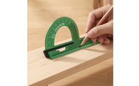 Woodworking Square Protractor Aluminum Alloy 90-Degree Angle Ruler with Protractor High Precision Carpentry Square