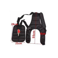 Chest Connection Brush Cutter Harness Metal Hook Grass Trimmer Harness Reinforced String Trimmer Strap Handsunrestricted for Landscapers, Gardeners, Yard Work