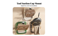 Wall Mounted Pot Lid Holder Easy Installation Storage Rack, Space Saving, Wall Mounted Lid Holder for Cabinet Door