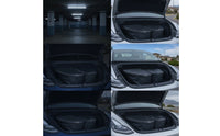 2 Pieces Front Trunk Storage Bag Soft-Sided Front Storage Compartment Organizer Easy to Wipe Insulated Bag with Zipper for Drivers
