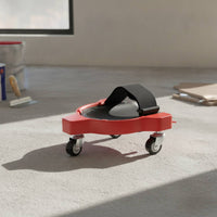 Kneeling Work Cart Padded Creeper with Knee Platform Rolling Knee Pad Mobile Kneel Wheeler Heavy-Duty for Tile Contractors