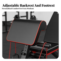 Space-Saving Foldable Exercise Bench Heavy-Duty Sit up Bench Non-Slip Fitness Equipment High-Density Foam Padding for Men