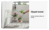 Indoor & outsidedoor Use Multi-Tier Heart-Design Planter Stand Floor-Standing Heart-Shaped Planter storage capacitySaving Plant Rack Easy Assembly for Gardeners, home dwellers, Balcony, Patio, Living Room, Entrypath