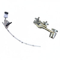 Drum Rack Extension Arm Metal Construction Cymbal Holder Clamp Attachment Chrome Finish Curved Cymbal Extension Arm for Stage Performance